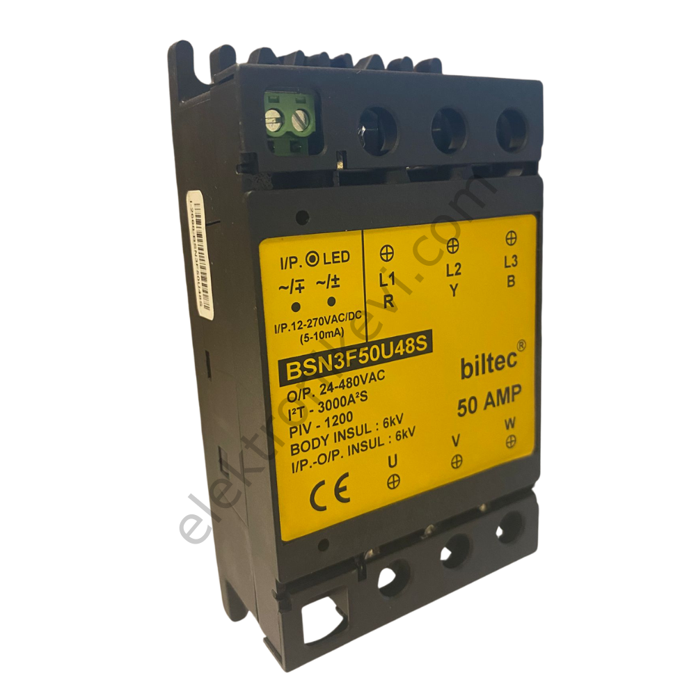BSN3F50U48S Yeni Seri Trifaze 12-270VDC/AC SSR