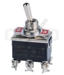 C522B C5 SERİSİ (15 A) – Çift Kutuplu  CNTD Toggle Anahtar