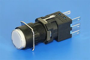 Moujen M6 Ø16mm Yaylı Buton 1CO 24VAC/DC - 6 Pin Buton