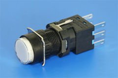 Moujen M6 Ø16mm Yaylı Buton 1CO 24VAC/DC - 6 Pin Buton